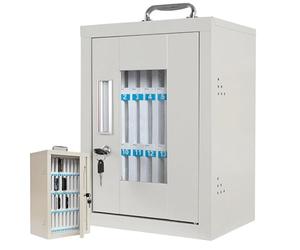 WJFTODAY Armoire de Rangement Murale en Acier à 12 emplacements avec Serrure à clé, Compas Portables, idéale pour Les conférences et Les appareils électroniques. Support sécurisé 24 Bits pour Bureau.