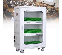 WJFTODAY Armoire de Rangement pour téléphones Portables Rechargeables, 12 à 60 emplacemenllables, Station de Charge USB, pour salles de Classe/Clubs de Fitness/Bureaux/bibliothèques (12 emplacements)