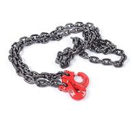 WJFTODAY Chaînes de Levage, élingue à Crochet de Levage Robuste 2T - Chaîne de remorquagede dépannage 3M avec Crochets à Chape durables pour des opérations de Levage et de remorquage sûres et fiables