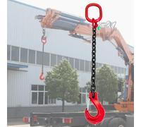 WJFTODAY Chaînes de Levage, élingue de Levage à Un Brin en Acier G80 de 99 cm (39 po), crcité de 1 à 11 tonnes, Construction Durable pour Le Levage de Moteurs, Usage Commercial, sécurité sur Chantier