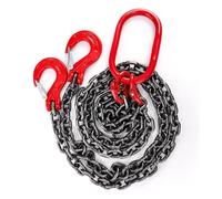 WJFTODAY Chaînes de Levage, élingue de Levage en Acier au manganèse G80 de 2 tonnes avec remorquage et manutention de Charges bidirectionnels, Disponible en Versions 1, 3, 5, 8, 11, 21 et 30 tonnes.