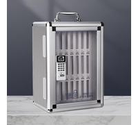 WJFTODAY Coffret à clés en Aluminium pour téléphone Portable protégé par Mot de Passe, idpasse, idéal pour Les Bureaux, Les salles de Classe et Les gymnases. Solutions de Rangement sécurisées et (36)