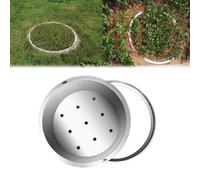 WJFTODAY Couvercle de Fosse septique Rond, Couvercle et Cadre de Regard Invisibles en Acid Invisibles en Acier Inoxydable 304, Couvercle de Drainage Rond Robuste pour allée, 80 cm, Solution sécurisée