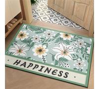 WJFTODAY Tapis de Bain de Salle de Bain 100 x 160 cm, antidérapant, Lavable, Super Absorbant, à séchage Rapide, Tapis de Bain pour Tapis de Douche, Tapis de Baignoire, Cuisine, Toilettes, Tapis de ba