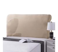WJHDWYD Housse de tête de lit élastique for lit rembourré/Bois/Cuir Housse de tête de lit for lit Simple ou Double Housse de tête de lit rectangulaire/légèrement Arrondie(Marrone2,90-110cm)