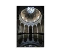 WJHJZQYY Décoration murale moderne à suspendre avec inscription « Beneath The Broken Dome, Rain Fills The Baptistry, Now Shimmering Like The Sky Turned Upside Down » (20 x 30 cm)