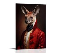 WJHJZQYY Poster animal par un artiste qui utilise des images réalistes pour représenter leur ressemblance - Décoration murale moderne à suspendre - 60 x 90 cm