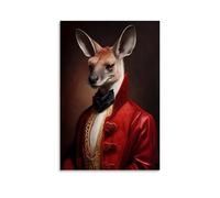 WJHJZQYY Poster animal par un artiste qui utilise des images réalistes pour représenter leur ressemblance - Décoration murale moderne à suspendre - 60 x 90 cm
