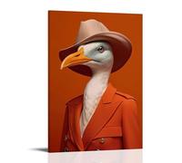 WJHJZQYY Posters d'animaux du dernier et troisième siècle sont surréalistes - Décoration murale moderne à suspendre - 30 x 45 cm