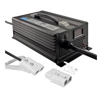 WJIANY Chargeur 30 A 36 V pour Chariot Élévateur avec Prises de Sortie Anderson 50 A/120 A/175 A/350 A pour Chariot Élévateur Électrique, Transpalette et Autolaveuse,36v 30a,350A