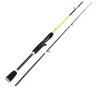 WJIAYAO Canne à pêche 2 Sections 1.8m Canne à pêche Cannes à Lancer EVA Grip Transition Douce Canne à pêche Canne à pêche de Voyage(Green Spinning Rod)