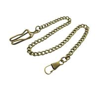 WJIAYAO chaîne de Montres de Poche Chaînes de Montre Poche Vintage en Alliage, chaîne à Boucle élégante Unisexe for clavicule, idéales for Un Mariage ou Une fête(Antique Bronze)
