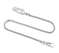 WJIAYAO chaîne de Montres de Poche Chaînes Serpent rétro for Montre de Poche Ancienne(Silver)