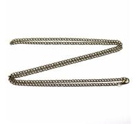 WJIAYAO chaîne de Montres de Poche Collier, chaîne de Pull, Montre Poche, chaînes Bijoux, Montres Steampunk(Bronze 80cm Chain)