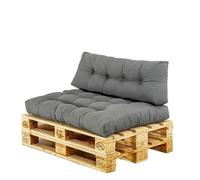 WJIAYAO Coussins de Chaise avec Dossier Coussin de Sol for canapé, Grand Coussin Triangulaire for tête lit, Repos, Confort, Oreiller Taille, Support for compensé(Deep Grey-2,120x80x12cm)