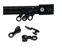 WJIAYAO Curtain Track Rollers Poulie silencieuse de Voie Rideau for des Rideaux pièce Stores Salle Bains en Plastique(Color 5,50pcs)