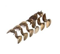 WJIAYAO hélice de Bateau Hélice Professionnelle à 2 pales en cuivre, Ouverture de 3,18 mm/4,76 mm, Pas 1,9, for Bateau radiocommandé(OD36.0mm ID4.0mm CCW)