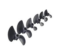 WJIAYAO hélice de Bateau Vis Haute résistance for Arbre d'hélice 3,175/4/4,8 mm, 1 pièce, for Bateau radiocommandé D27/30/32/35/38/40/45/47(D32x3.170mm)