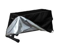 WJIAYAO Housse pour Appareil d'exercice Housse de Protection Noire for Banc d'extérieur, imperméable et Anti-poussière, for Musculation, Utilisation à Long Terme, avec Cordon Serrage