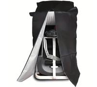 WJIAYAO Housse pour Appareil d'exercice Housse de Protection Pliable for Tapis Course 210D, résistante à la poussière et l'usure(Black,117x97x168cm)
