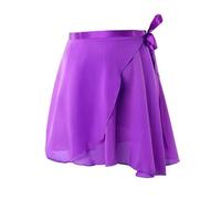 WJIAYAO Jupette Danse Classique Femme Jupe de Ballet pour Filles, Tutu de Ballet en Mousseline de Soie Transparente, Jupe de Justaucorps de Gymnastique Rose, S(100-130cm)