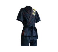 WJIAYAO Kimono de judo Costume de Taekwondo for adultes et enfants, uniforme Jujitsu, combinaison d'entraînement karaté hommes femmes(Short Set 1,XXL)