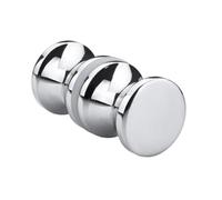 WJIAYAO Poignées de Porte de Douche Poignée de porte en verre dos à alliage d'aluminium, extracteur, bouton simple, poignée meuble douche salle bain, quincaillerie for la maison(Color 3)