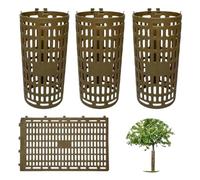 WJIAYAO Protections pour Tronc d'arbre Protecteurs de Tronc Plante, enveloppes d'arbre réglables, couvertures for semis, clôture Jardin, barrière Animale, 4P/10 pièces