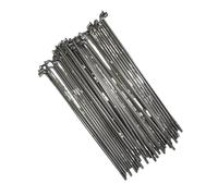 WJIAYAO Rayons De Vélo 40 pièces 131mm-180mm 14G 14K 2.0mm Argent Rayons de vélo en Acier Inoxydable Route Montagne Haute résistance Pliant VTT(143mm)