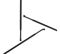 WJIAYAO Rayons De Vélo J-Bend 12 pcs/lot Rayons de Roue vélo 2.0mm 14G pièces Plates en Acier Inoxydable(J-Bend 264mm)