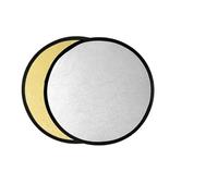 WJIAYAO Reflecteur Lumiere Photo Réflecteur Rond de lumière Multi-disques 2 en 1, avec Sac, Portable, Pliable, Argent, Or, Blanc, for Studio de Photographie(60cm Gold Silver)