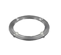 WJIAYAO Roulement de Table tournante Plateau tournant en Aluminium Lisse, accès Silencieux et sans Effort, Plateau pivotant for Table Ronde, Base de roulement rotative Pratique(8inch)
