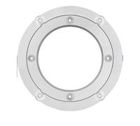 WJIAYAO Roulement de Table tournante Plateau tournant Rond en Caoutchouc épais et Robuste, Plateau pivotant Lisse Alliage d'aluminium, roulement Rotatif(12INCH 300MM OD)