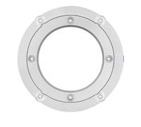 WJIAYAO Roulement de Table tournante Plateau tournant Rond en Caoutchouc épais et Robuste, Plateau pivotant Lisse Alliage d'aluminium, roulement Rotatif(6INCH 140MM OD)