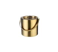 WJIAYAO Seau à Glacons Isotherme en Acier Inoxydable Seau à Glace Isotherme en Acier Inoxydable 1,6 L/2 L/3 L(Gold-2L)