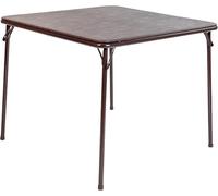 WJIAYAO Table de Mahjong Pliante Table de Jeu Pliante carrée multifonctionnelle avec Plateau en Vinyle rembourré, for 4 Joueurs, Noire(Color2)