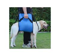 WJJKJH Fauteuil Roulant Chien, Adjustable Dog Lift Harness Dog Sling Portable Dog Sling for Back Legs Dog Lift Harness for Large Dogs Soft Lift Support(Blue,M)