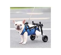 WJJKJH Fauteuil Roulant Chien, Fauteuil Roulant for Chien, Chariot Réglable avec Roues, Support for Les Hanches Et Les Orthèses, for Aider Les Petits Animaux Paralysés À Retrouver Leur Mobilité.(XS)