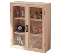 WJKBZQ Armoire à Comptoir en Bois avec Fenêtres en Acrylique, Buffet Console, Rangement pour Livres, pour Salon, Cuisine(B,3nd Floor)