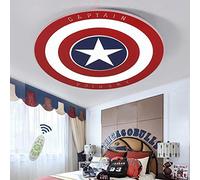 WJLL Moderne Plafonnier Lampe de Plafond pour enfants LED Créatif Applique Dimmable Avec Metal Télécommande Abat-jour en acrylique La Chambre des enfants Chambre Éclairage Lustre décoratif,50cm
