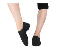 WJLYDM Chaussures De Danse Jazz Tan Noir Double sans Lacet Baskets Surdimensionnées for Filles Femmes(Canvas Black,FR40-25cm)