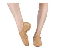 WJLYDM Chaussures De Danse Jazz Tan Noir Double sans Lacet Baskets Surdimensionnées for Filles Femmes(Leather Tan,FR40-25cm)