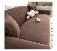 WJLYDM Housse de Protection for canapé d'angle en Velours côtelé, Extensible et réglable, Anti-griffures Chat, for 1, 2, 3 ou 4 Places(Cofee,3 Seater 190-230cm)
