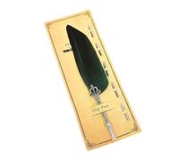 WJLYDM Plume d'oie trempette eau rétro planche débutant calligraphie décorative pointe de remplacement carton(Color08)