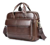 WJLYDM Sac à main for hommes porte-documents grande capacité sac for ordinateur portable professionnel bandoulière de messager(Coffee)