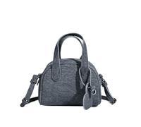 WJLYDM Sac à main vintage en imitation denim for femme, petit sac messager tendance de créateur, bandoulière for dames(Black)