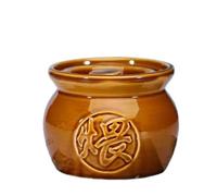 WJLYDM Tasse à ragoût séparée par eau, tasse soupe en céramique avec couvercle, petite marmite, nid d'oiseau d'hôtel, bol œufs cuits la vapeur for une portion(9.8x7.7cm)