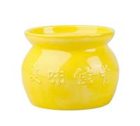 WJLYDM Tasse à ragoût séparée par eau, tasse soupe en céramique avec couvercle, petite marmite, nid d'oiseau d'hôtel, bol œufs cuits la vapeur for une portion(10.2x8.2cm)