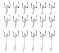 WJMY Crochet Panneau Perforé 60Pcs Crochets Muraux en Métal pour le Magasin de Vente au Détail de Supermarché panneau d’accrochage-10 cm et 5 cm Crochet Simple Ensemble