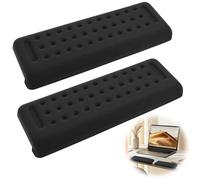 WJMY Lot de 2 repose-poignets pour clavier et souris, 30 x 10 cm, repose-poignet en mousse à mémoire de forme, repose-poignet pour bords de table, repose-poignets, coudes et avant-bras